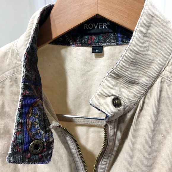 Vintage Cream Corduroy Jacket (Rover) - Picture 4 of 4